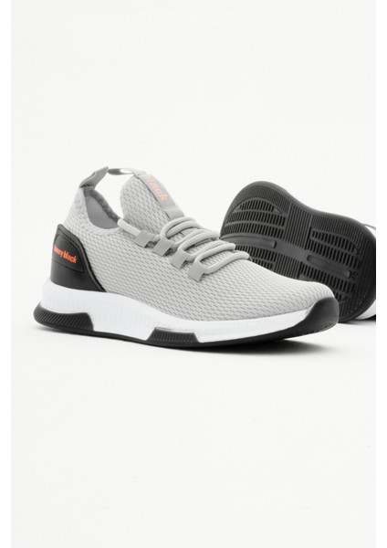 Unisex Füme Nefes Alabilen Kumaş Poli Taban Bağcıklı Spor Ayakkabı fırsatları