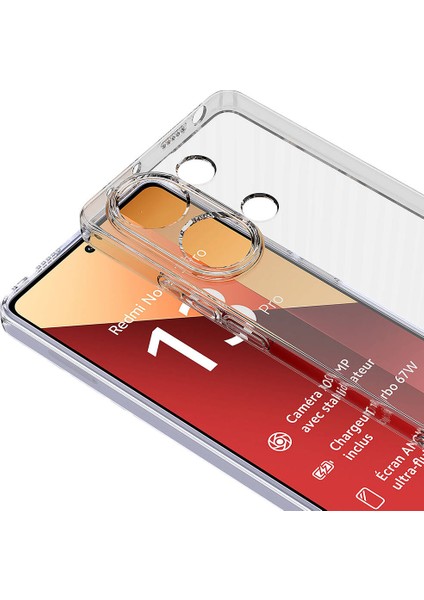 Xiaomi Redmi Note 13 Pro 4g Uyumlu Kılıf Soft Şeffaf Silikon Kapak