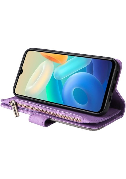Vıvo Y55S 5g Dokuz Kart Yuvaları Iki Renkli Dikiş Kickstand Fermuar (Yurt Dışından) fırsatları