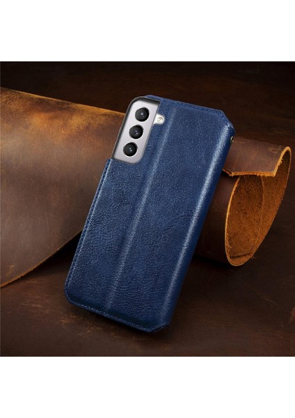 Samsung Galaxy S22 Artı Moda Tasarım Kapak Çevirin Deri Kılıf (Yurt Dışından)