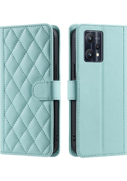 Realme 9 Pro El Kayışı Manyetik Kafes Kart Yuvaları Tutucu Için Telefon Kılıfı (Yurt Dışından)