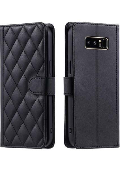 Samsung Galaxy Not 8 Için Telefon Kılıfı Flip Folio Cüzdan Kart Yuvaları Tutucu (Yurt Dışından)