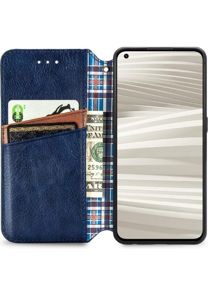 Oppo Realme Gt 2 Pro Için Kılıf Moda Tasarım Deri Kılıf Zarif Flip (Yurt Dışından) modelleri