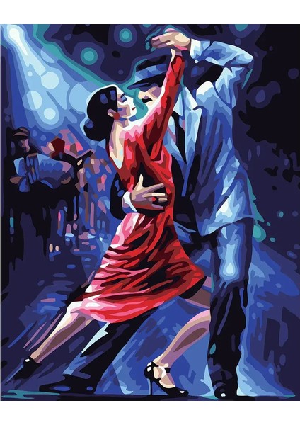 Sayılarla Boyama Tuval 40X50 cm Tango