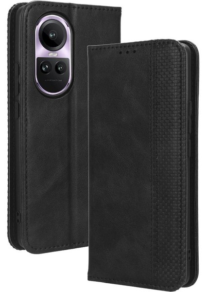 Oppo Oppo 10 Pro 5g Pu Deri Cüzdan Manyetik Kapatma Için Kılıf (Yurt Dışından)