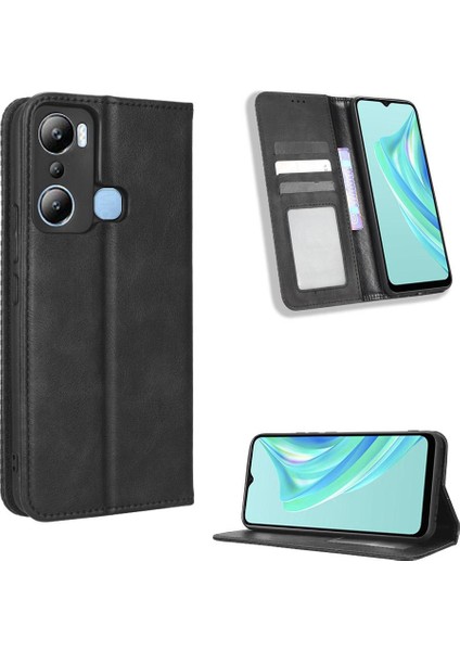 Infinix Sıcak 20I Pu Deri Manyetik Kapatma Cüzdan Için Kılıf (Yurt Dışından)