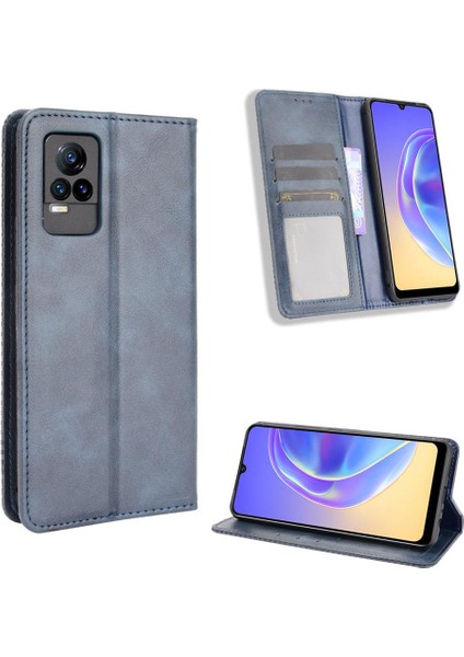 Vivo V21E 4g Pu Deri Manyetik Kapatma Cüzdan Için Kılıf (Yurt Dışından) indirimleri