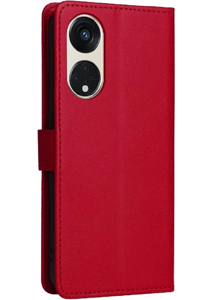 Oppo RENO8T 5g Klasik Düz Renk Iş Cüzdan Telefon Için Flip Case (Yurt Dışından) fırsatları