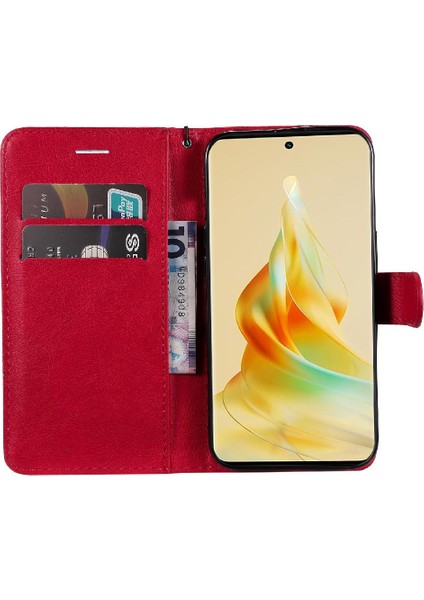 Oppo RENO8T 5g Klasik Düz Renk Iş Cüzdan Telefon Için Flip Case (Yurt Dışından) indirimleri