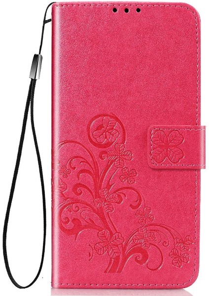 Samsung Galaxy A71 5g Zarif Iş Dört Yapraklı Yonca Flip Case (Yurt Dışından)
