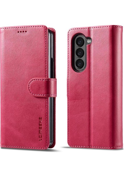 Samsung Galaxy Z Için Flip Case Horizontal 6 5g Buzağı Doku Yatay Flip Case (Yurt Dışından)