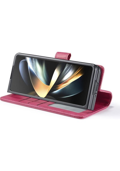 Samsung Galaxy Z Için Flip Case Horizontal 6 5g Buzağı Doku Yatay Flip Case (Yurt Dışından)