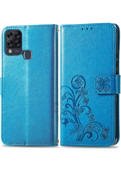 Infinix Sıcak 10T Kılıf Için Kılıf Zarif Iş Kısa Kayış Flip (Yurt Dışından)