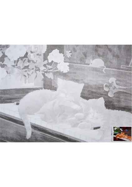 Sonnet Desenli Pres Tuval 30X40 cm Kittens 141758