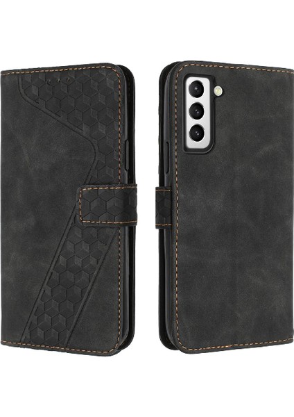 Samsung Galaxy S22 Kickstand Kart Yuvaları Için Telefon Kılıfı Kapak Manyetik Flip (Yurt Dışından)