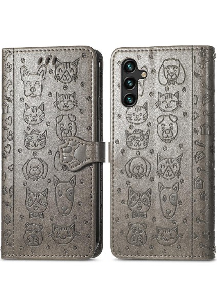 Samsung Galaxy A13 5g Karikatür Hayvanlar Için Kılıf Kapak Çevirin Kısa Kayış Vaka (Yurt Dışından)