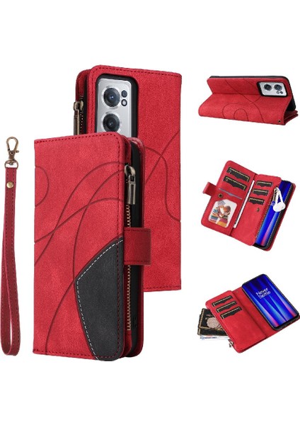 Kart Yuvası Standı Dokuz Kart Yuvaları Kickstand ile Oneplus Nord Ce2 Için Kılıf (Yurt Dışından)