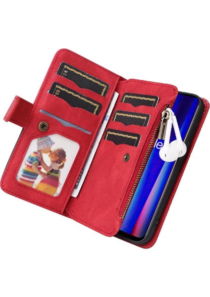Kart Yuvası Standı Dokuz Kart Yuvaları Kickstand ile Oneplus Nord Ce2 Için Kılıf (Yurt Dışından)