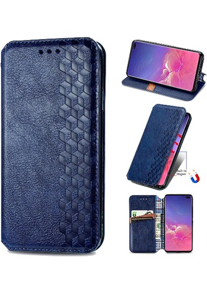 Samsung Galaxy S10 Artı Cüzdan Fonksiyonu Zarif Iş Çevirme (Yurt Dışından)