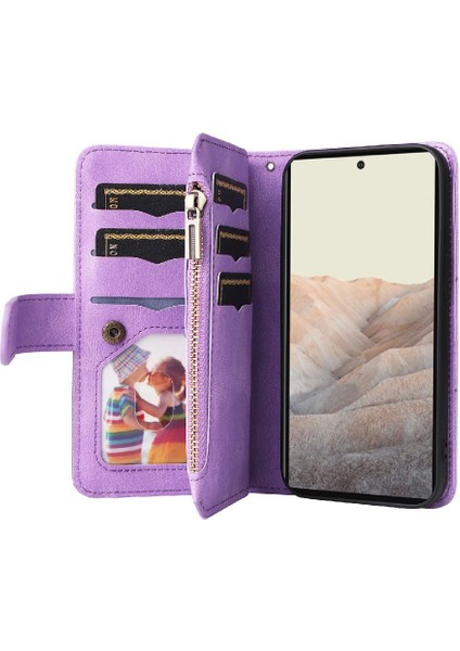 Google Piksel 6 Iki Renkli Dikiş Kickstand Koruyucu Fermuar Için Kılıf (Yurt Dışından) fırsatları