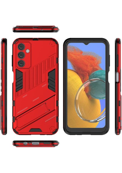 Samsung Galaxy M14 Sağlam Askeri Koruyucu Kapak Kickstand Için Kılıf (Yurt Dışından)