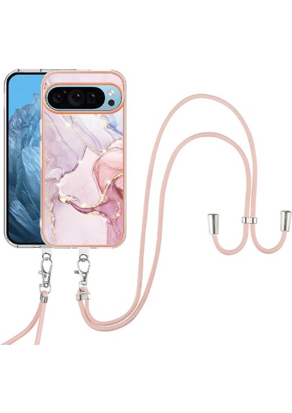 Google Piksel 9 Pro Anti-Scratch Yumuşak Crossbody Kordon Askısı Için Kılıf (Yurt Dışından)