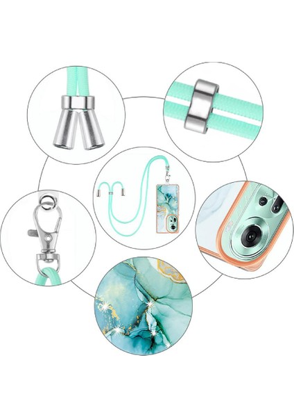 Oppo Oppo 11 5g Için Kılıf Anti-Scratch Yumuşak Tampon Crossbody Kordon Askısı (Yurt Dışından) fırsatları