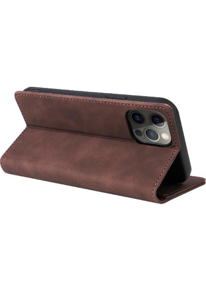 Iphone 12 Için Flip Case Pro Kılıf Darbeye Basit Iş Çevirme (Yurt Dışından)