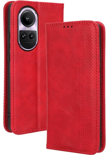 Oppo Oppo 10 Pro 5g Pu Deri Cüzdan Manyetik Kapatma Için Kılıf (Yurt Dışından)