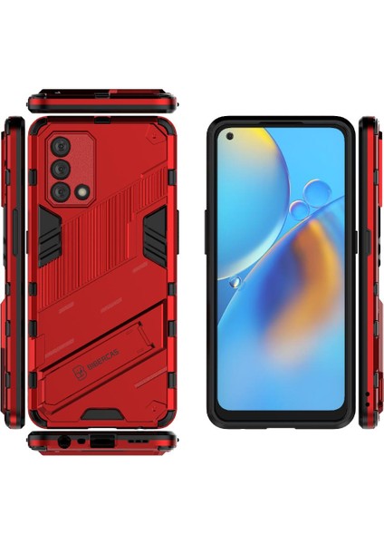 Oppo A74 4g Sağlam Askeri Koruyucu Kapak Kickstand Için Kılıf (Yurt Dışından)