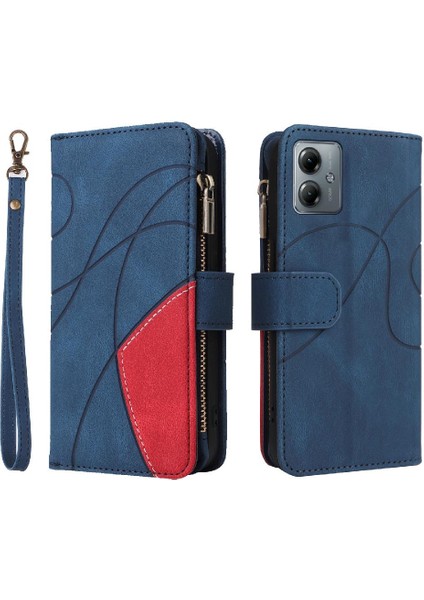 Motorola Moto G14 4g Dokuz Kart Yuvaları Kickstand Koruyucu Fermuar (Yurt Dışından)
