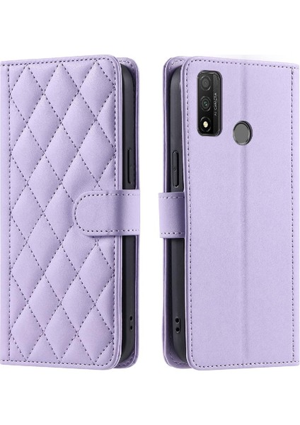 Telefon Kılıfı Için Huawei P Akıllı 2020 Kart Yuvaları Tutucu Manyetik Flip Folio (Yurt Dışından)