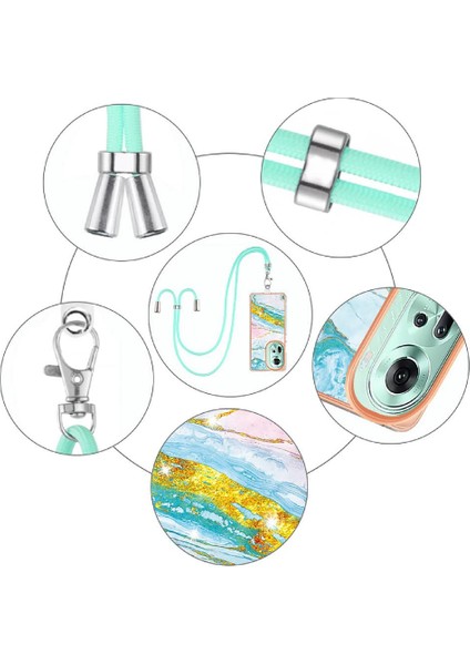 Oppo Oppo 11 5g Için Kılıf Anti-Scratch Yumuşak Tampon Crossbody Kordon Askısı (Yurt Dışından) indirimleri