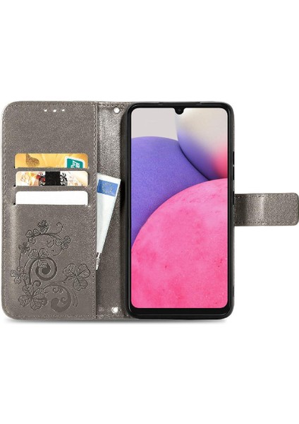 Samsung Galaxy A33 5g Deri Kılıf Dört Yapraklı Yonca Kısa Kayış (Yurt Dışından) fırsatları