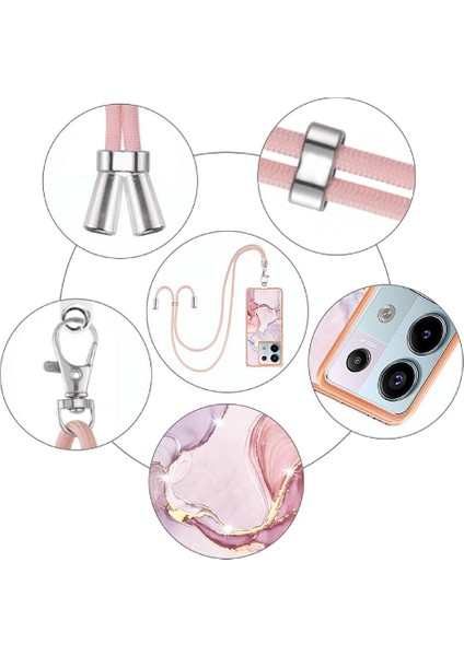 Xiaomi Redmi Için Not 13 Pro 5g Tampon Anti-Çizik Yumuşak Crossbody (Yurt Dışından)