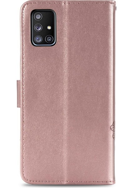Samsung Galaxy A71 5g Zarif Iş Dört Yapraklı Yonca Flip Case (Yurt Dışından) indirimleri
