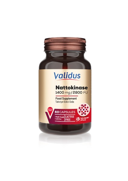 Nattokinase 1400 mg / 2800 FU 60 Capsules