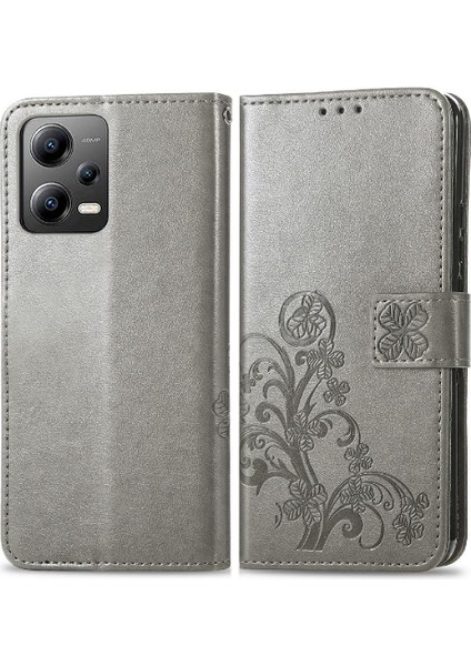 Xiaomi Poco X5 Için Kılıf Deri Kılıf Kapak Çevirin Zarif Iş Kısa (Yurt Dışından)