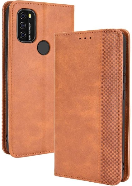 Blackview A70 Manyetik Kapatma Pu Deri Cüzdan Için Kılıf (Yurt Dışından)