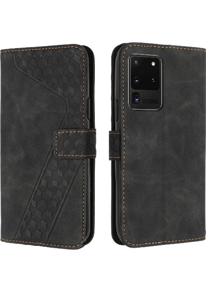 Samsung Galaxy S20 Ultra Cüzdan Manyetik Kart Yuvaları Için Telefon Kılıfı Kapak (Yurt Dışından)