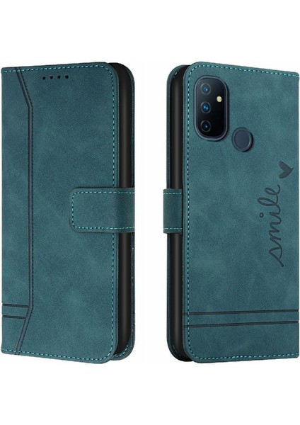 Oneplus Nord N100 El Kayışı Kart Yuvaları Için Telefon Kılıfı Kapak Flip Folio Pu (Yurt Dışından)