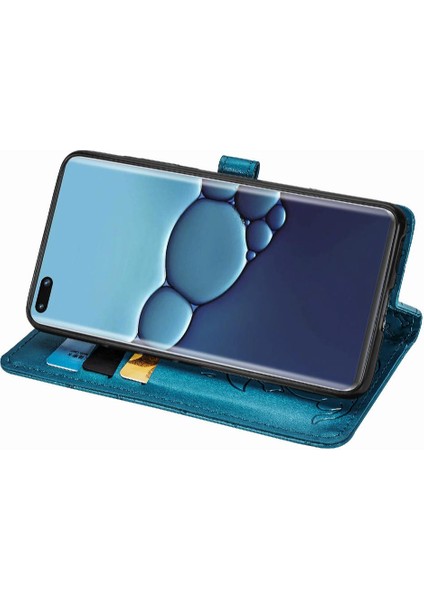 Huawei P40 Flip Kapak Için Kılıf Darbeye Deri Kılıf Karikatür Hayvanlar (Yurt Dışından) fiyatları