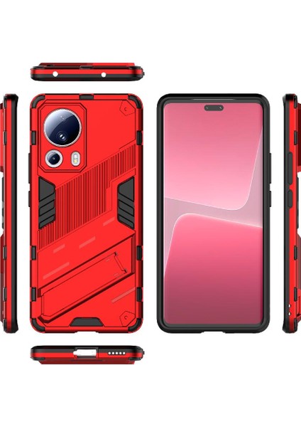 Xiaomi 13 Lite 5g Kickstand Koruyucu Kapak Sağlam Askeri (Yurt Dışından)