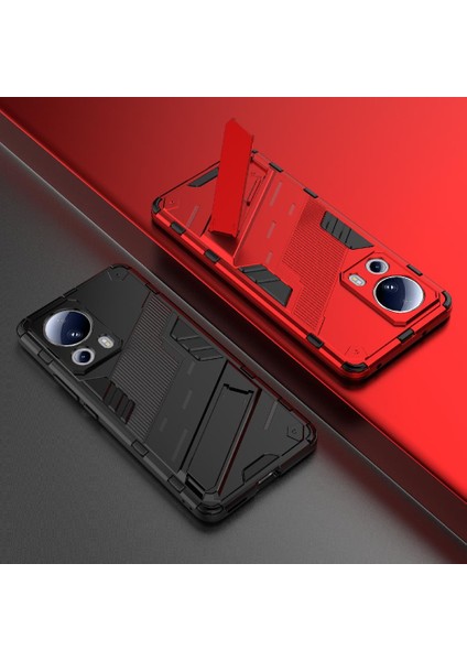 Xiaomi 13 Lite 5g Kickstand Koruyucu Kapak Sağlam Askeri (Yurt Dışından)