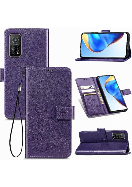 Xiaomi Redmi Için Kılıf K30S Dört Yapraklı Yonca Zarif Iş Kısa Kayış (Yurt Dışından)