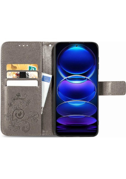 Xiaomi Redmi Not 12 Için Kılıf Proplus Deri Kılıf Kapak Çevirin Zarif (Yurt Dışından)
