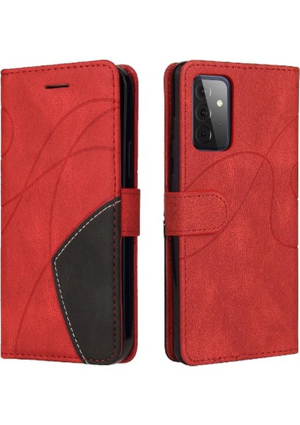 Kart Yuvası ile Samsung Galaxy A72 Pu Deri Flip Folio Kılıf (Yurt Dışından)