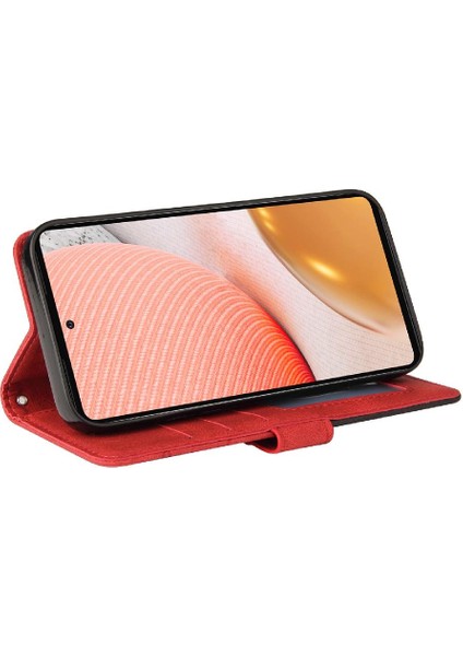Kart Yuvası ile Samsung Galaxy A72 Pu Deri Flip Folio Kılıf (Yurt Dışından) fiyatları