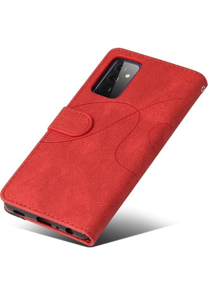 Kart Yuvası ile Samsung Galaxy A72 Pu Deri Flip Folio Kılıf (Yurt Dışından) modelleri