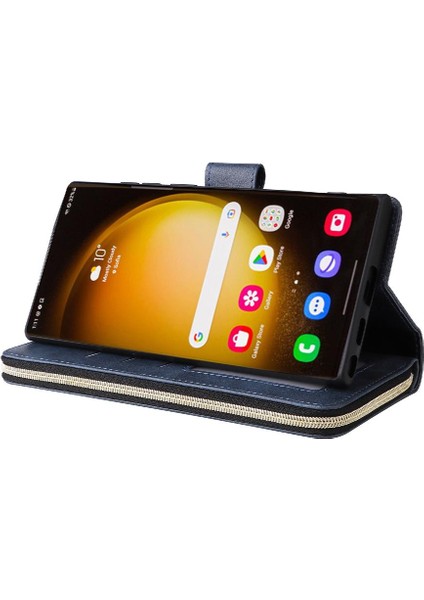 El Kayışı Cüzdan Kılıf ile Samsung Galaxy S24 Ultra Kart Tutucu Için Kılıf (Yurt Dışından) indirimleri